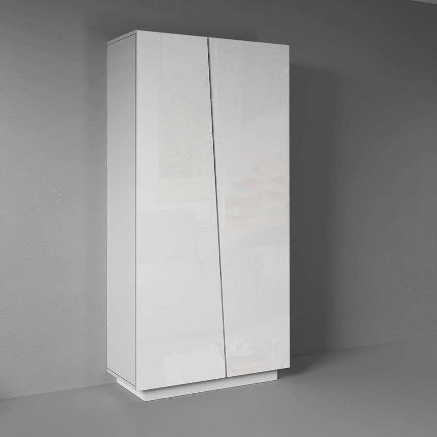 INOSIGN Archiefkast Vega Multifunctionele kast Bureaukast met 2 deuren & verstelbare legplanken hoogte 86 of 166 cm made in italy