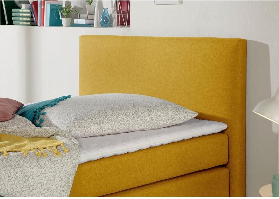 INOSIGN Boxspring Eliana incl. topmatras in 4 breedten 3 matrassoorten en 2 hardheden