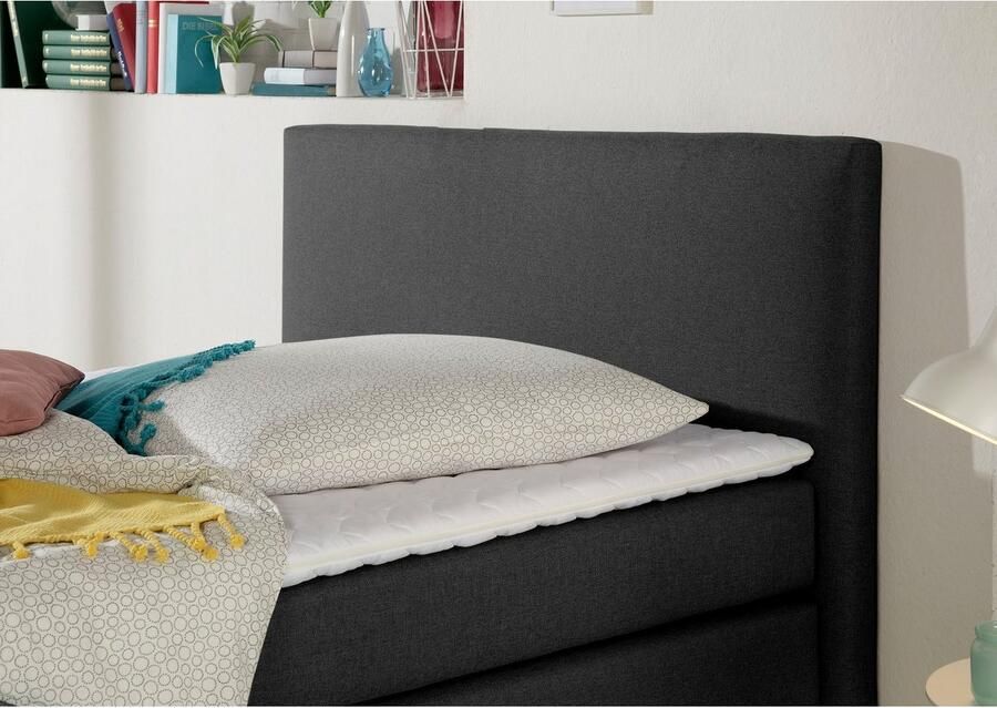 INOSIGN Boxspring Eliana incl. topmatras in 4 breedten 3 matrassoorten en 2 hardheden