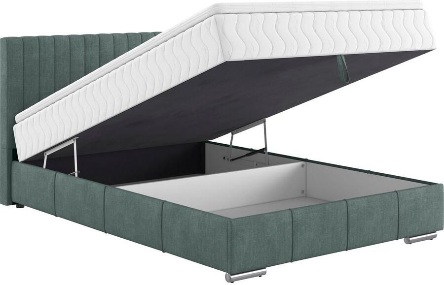 INOSIGN Boxspring Thor met bedbodem incl. matras topverkoper Topmatras en sierkussen in verschillende hardheden beschikbaar