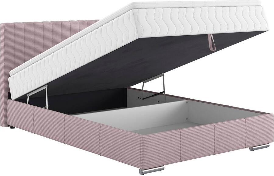 INOSIGN Boxspring Thor met bedbodem incl. matras topverkoper Topmatras en sierkussen in verschillende hardheden beschikbaar