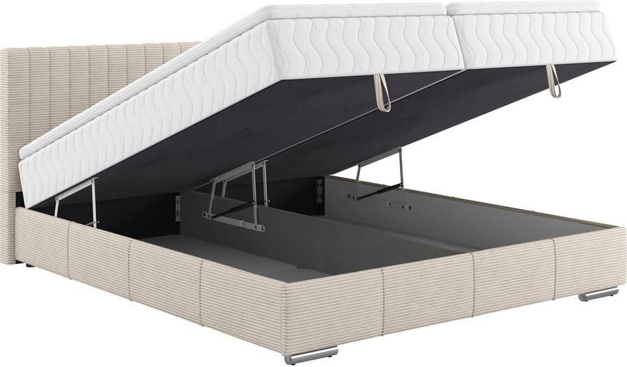 INOSIGN Boxspring Thor met bedbodem incl. matras topverkoper Topmatras en sierkussen in verschillende hardheden beschikbaar
