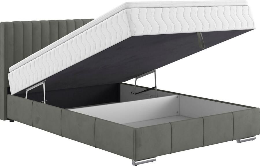 INOSIGN Boxspring Thor met bedbodem incl. matras topverkoper Topmatras en sierkussen in verschillende hardheden beschikbaar