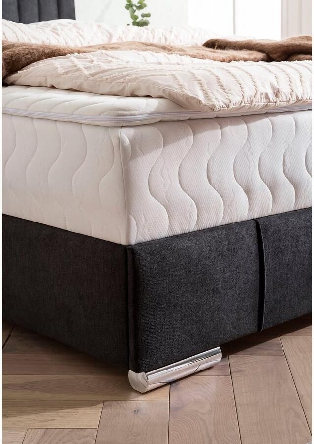 INOSIGN Boxspring Thor met bedbodem incl. matras topverkoper Topmatras en sierkussen in verschillende hardheden beschikbaar