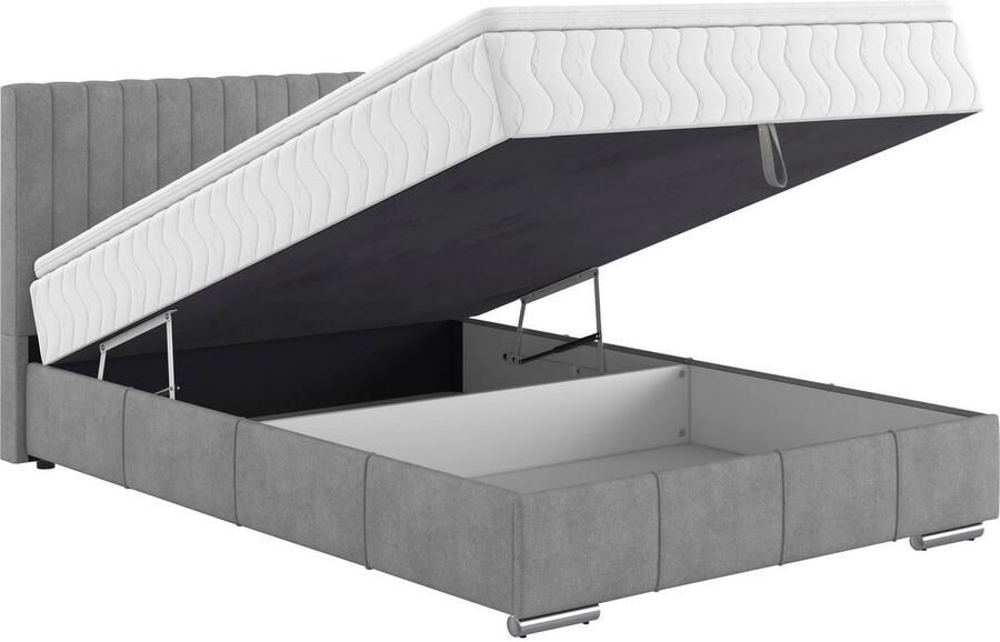 INOSIGN Boxspring Thor met bedbodem incl. matras topverkoper Topmatras en sierkussen in verschillende hardheden beschikbaar