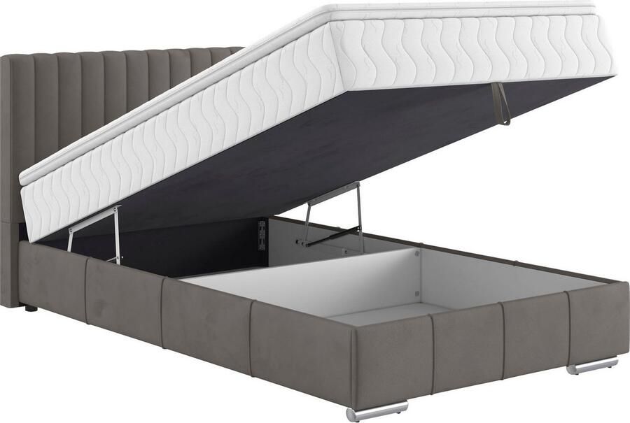 INOSIGN Boxspring Thor met bedbodem incl. matras topverkoper Topmatras en sierkussen in verschillende hardheden beschikbaar