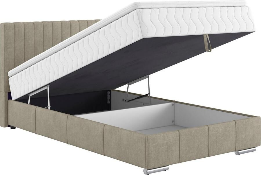 INOSIGN Boxspring Thor met bedbodem incl. matras topverkoper Topmatras en sierkussen in verschillende hardheden beschikbaar