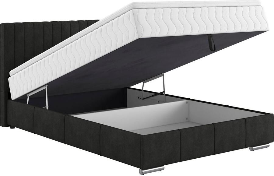 INOSIGN Boxspring Thor met bedbodem incl. matras topverkoper Topmatras en sierkussen in verschillende hardheden beschikbaar