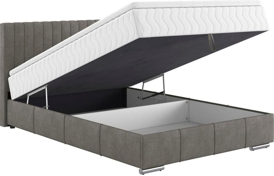 INOSIGN Boxspring Thor met bedbodem incl. matras topverkoper Topmatras en sierkussen in verschillende hardheden beschikbaar