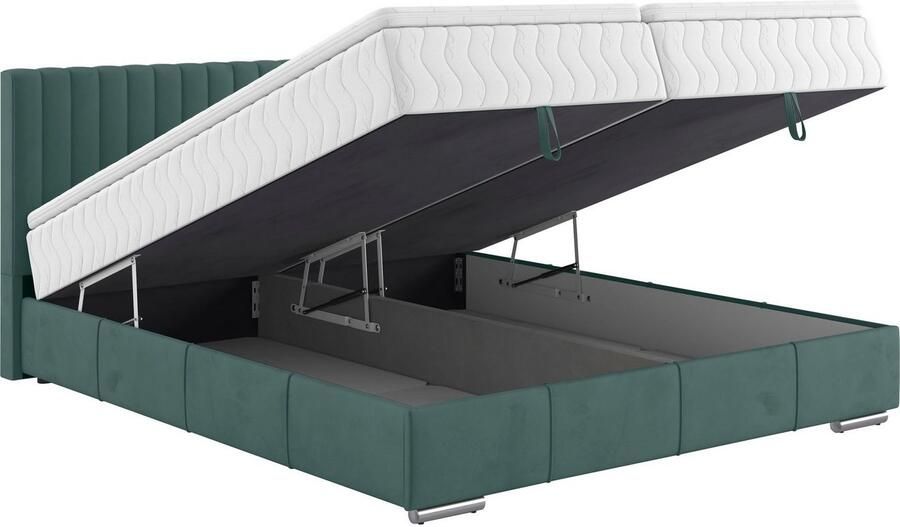 INOSIGN Boxspring Thor met bedbodem incl. matras topverkoper Topmatras en sierkussen in verschillende hardheden beschikbaar