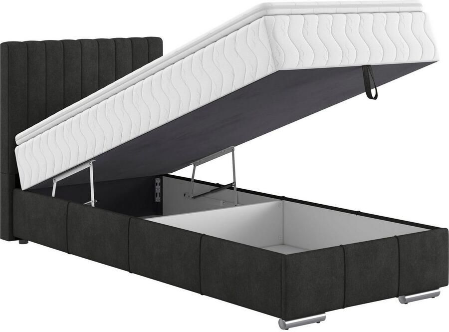 INOSIGN Boxspring Thor met bedbodem incl. matras topverkoper Topmatras en sierkussen in verschillende hardheden beschikbaar