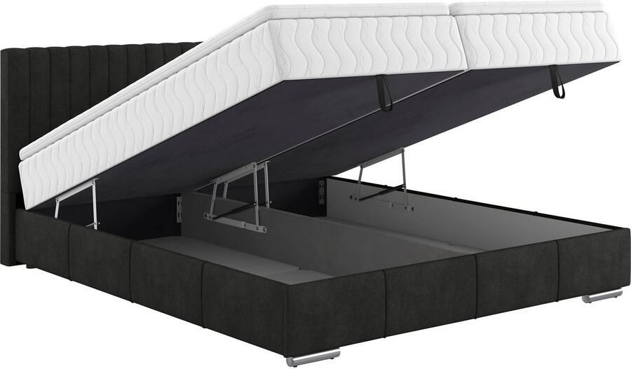 INOSIGN Boxspring Thor met bedbodem incl. matras topverkoper Topmatras en sierkussen in verschillende hardheden beschikbaar