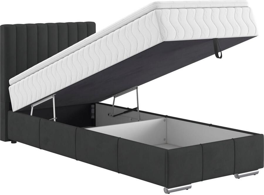INOSIGN Boxspring Thor met bedbodem incl. matras topverkoper Topmatras en sierkussen in verschillende hardheden beschikbaar