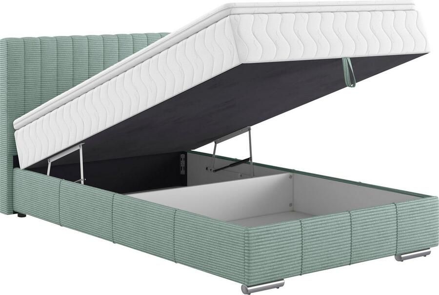 INOSIGN Boxspring Thor met bedbodem incl. matras topverkoper Topmatras en sierkussen in verschillende hardheden beschikbaar