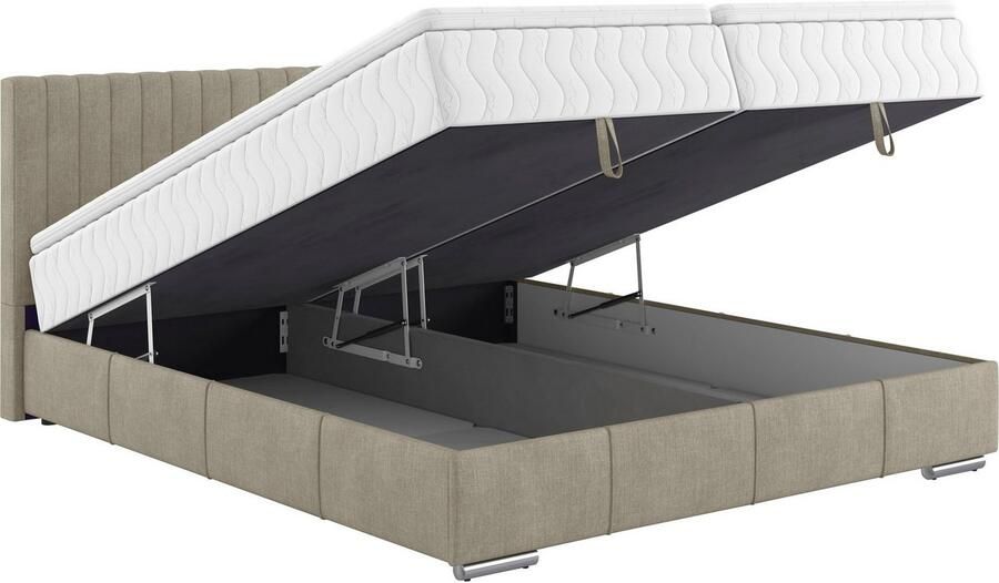 INOSIGN Boxspring Thor met bedbodem incl. matras topverkoper Topmatras en sierkussen in verschillende hardheden beschikbaar