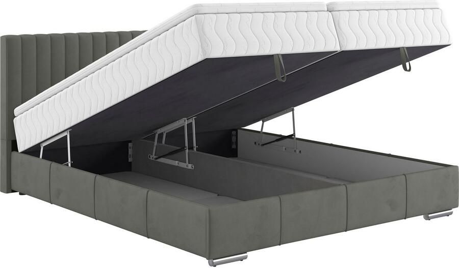 INOSIGN Boxspring Thor met bedbodem incl. matras topverkoper Topmatras en sierkussen in verschillende hardheden beschikbaar