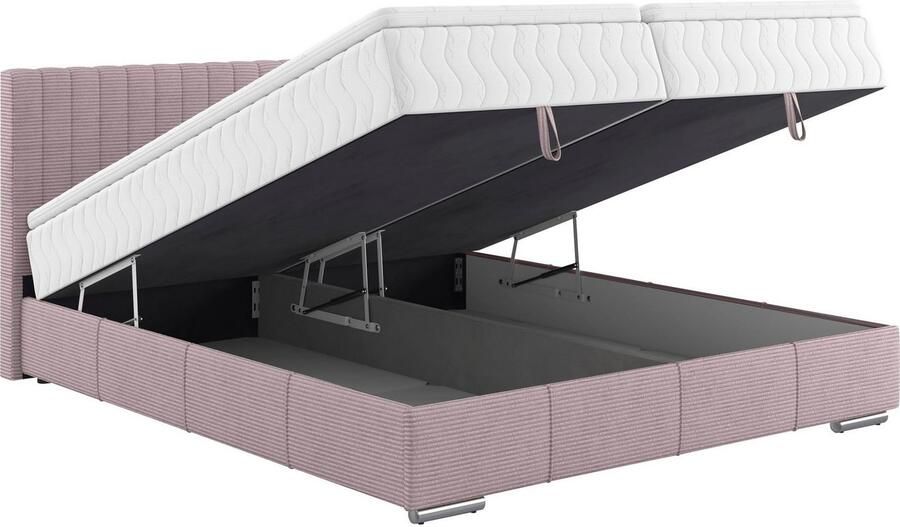 INOSIGN Boxspring Thor met bedbodem incl. matras topverkoper Topmatras en sierkussen in verschillende hardheden beschikbaar