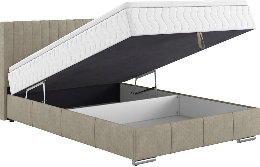 INOSIGN Boxspring Thor met bedbodem incl. matras topverkoper Topmatras en sierkussen in verschillende hardheden beschikbaar