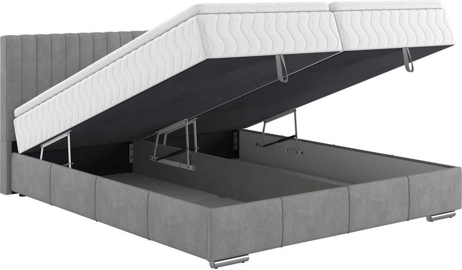 INOSIGN Boxspring Thor met bedbodem incl. matras topverkoper Topmatras en sierkussen in verschillende hardheden beschikbaar