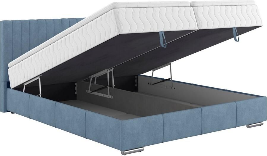 INOSIGN Boxspring Thor met bedbodem incl. matras topverkoper Topmatras en sierkussen in verschillende hardheden beschikbaar