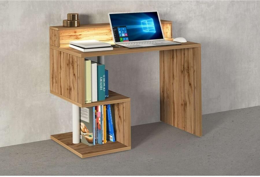 INOSIGN Bureau Essence modern ontwerp in verschillende breedtes met en zonder monitorsteun gemaakt in italië