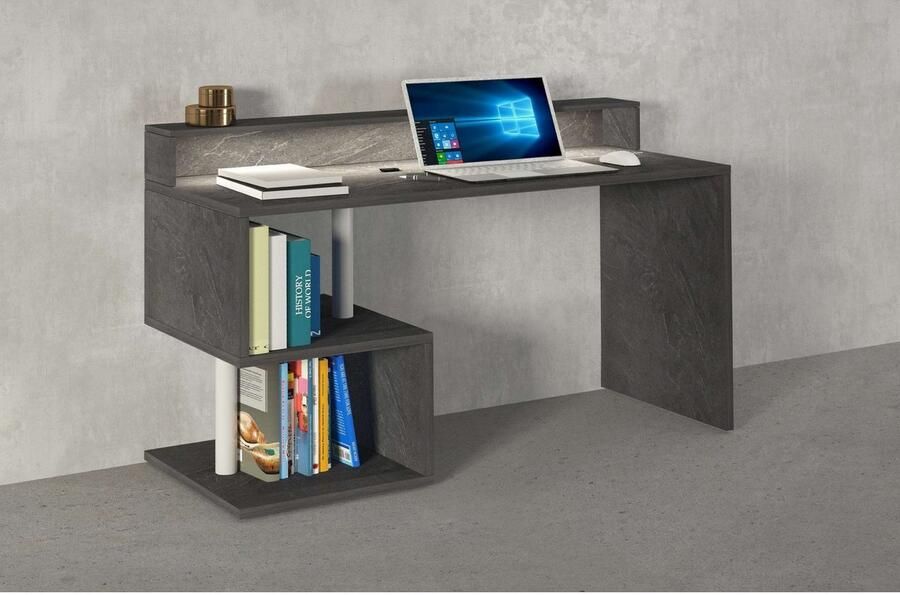 INOSIGN Bureau Essence modern ontwerp in verschillende breedtes met en zonder monitorsteun gemaakt in italië