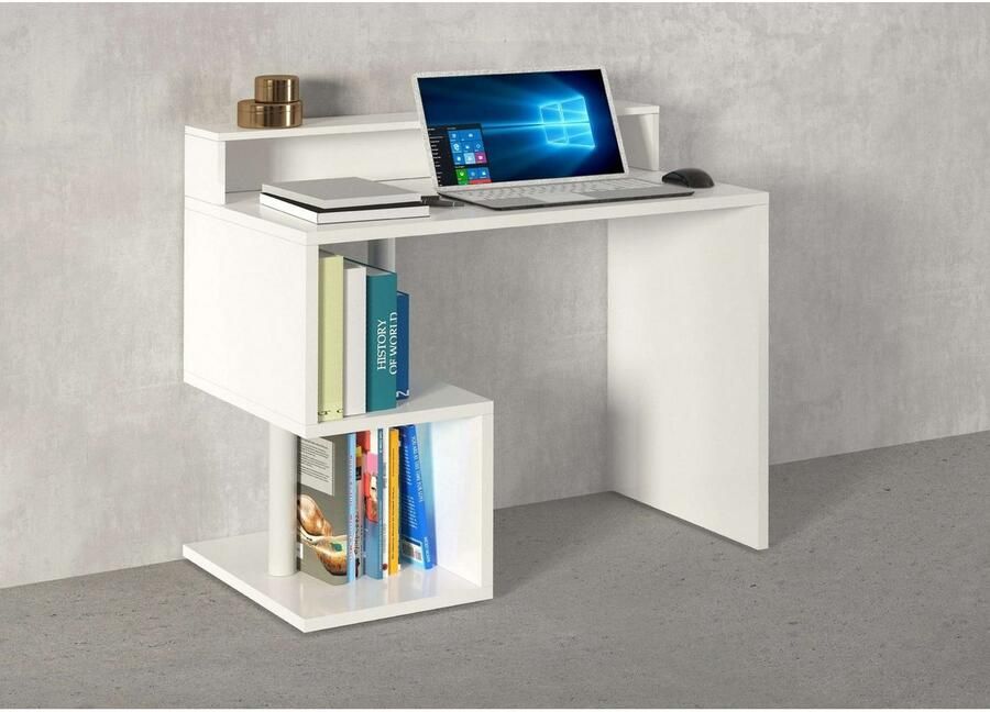 INOSIGN Bureau Essence modern ontwerp in verschillende breedtes met en zonder monitorsteun gemaakt in italië