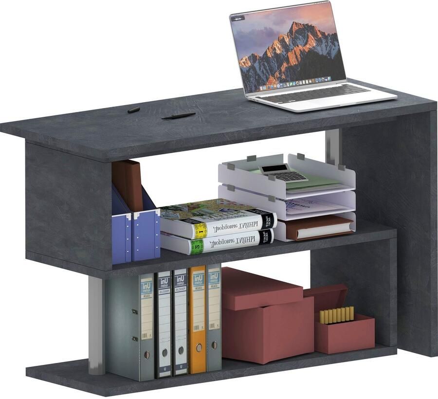 INOSIGN Bureau Volta Made in Italy multifunctioneel als computertafel hoekbureau of sideboard