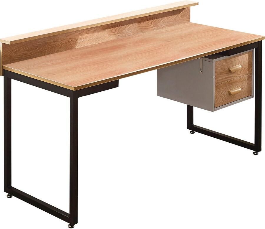 INOSIGN Bureau Wenzel Werkblad acacia decor geschikt voor het thuiskantoor laptoptafel