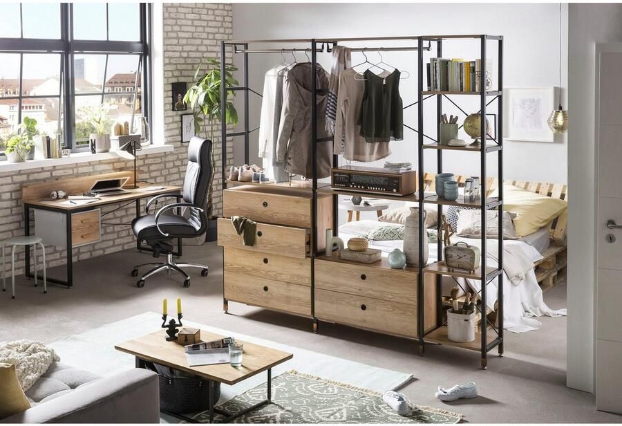 INOSIGN Bureau Wenzel Werkblad acacia decor geschikt voor het thuiskantoor laptoptafel - Foto 3