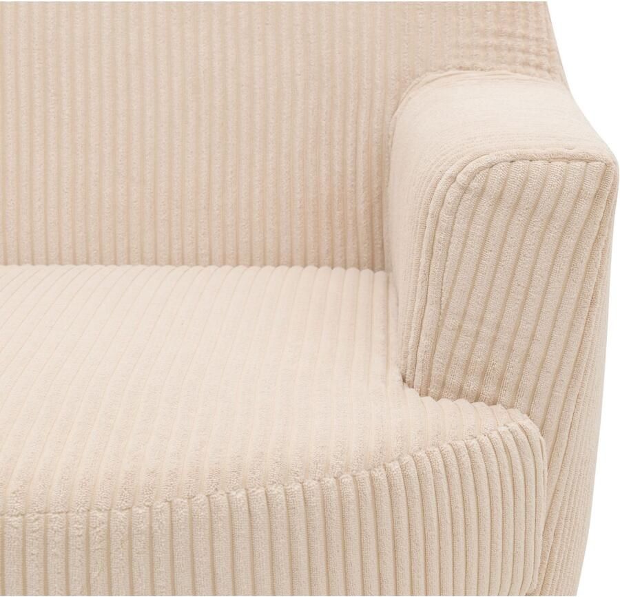 INOSIGN Draaibare fauteuil HETTY draaistoel met schommelfunctie leesstoel in cord en microvezel (1 stuk)