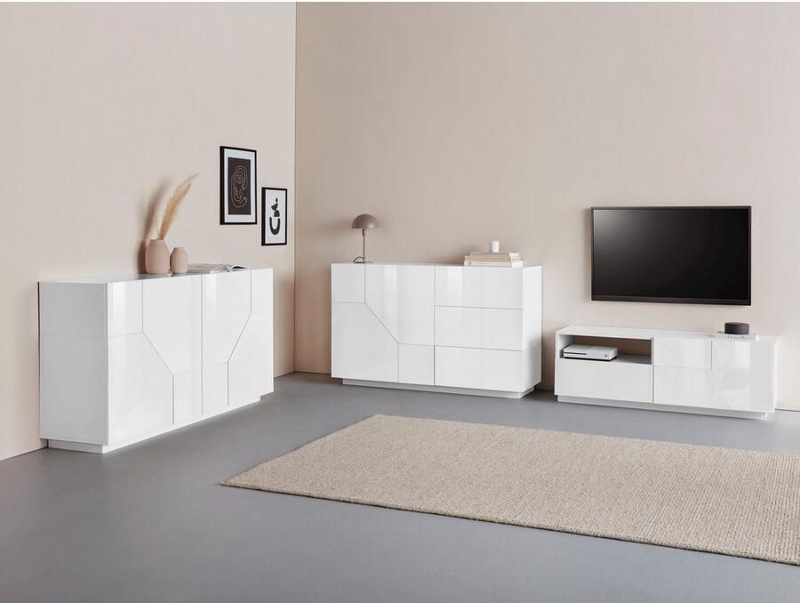 INOSIGN Tv-meubel ALIEN TV-meubel met 4 deuren 2 lades en 2 open vakken
