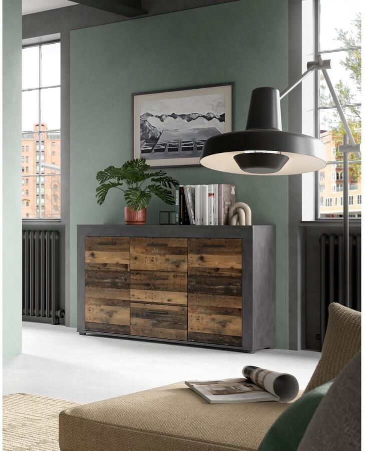 INOSIGN Dressoir Aosta breedte 125 cm in verschillende kleuruitvoeringen