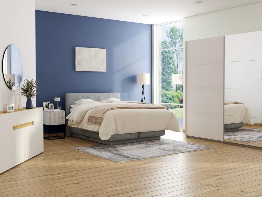 Jockenhöfer Gruppe Boxspring Annika met bedkist en topmatras van koudschuim