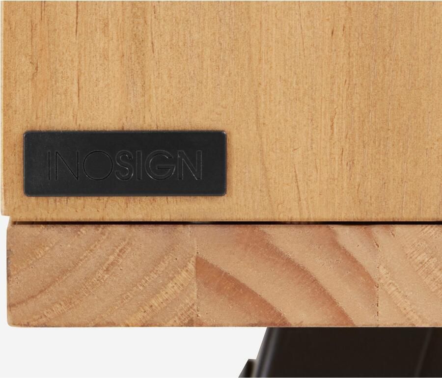 INOSIGN Dressoir Malu Commode met magnetvergrendeling op de deuren van massief grenenhout