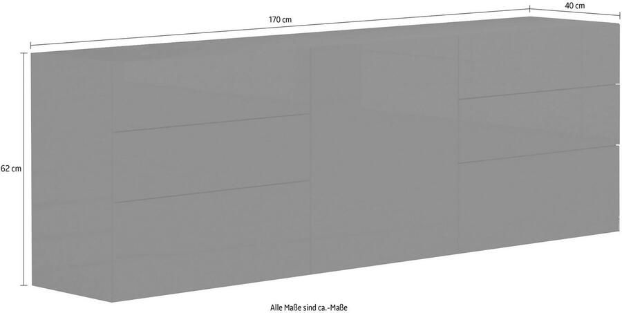 INOSIGN Dressoir Metis Breedte 170 cm