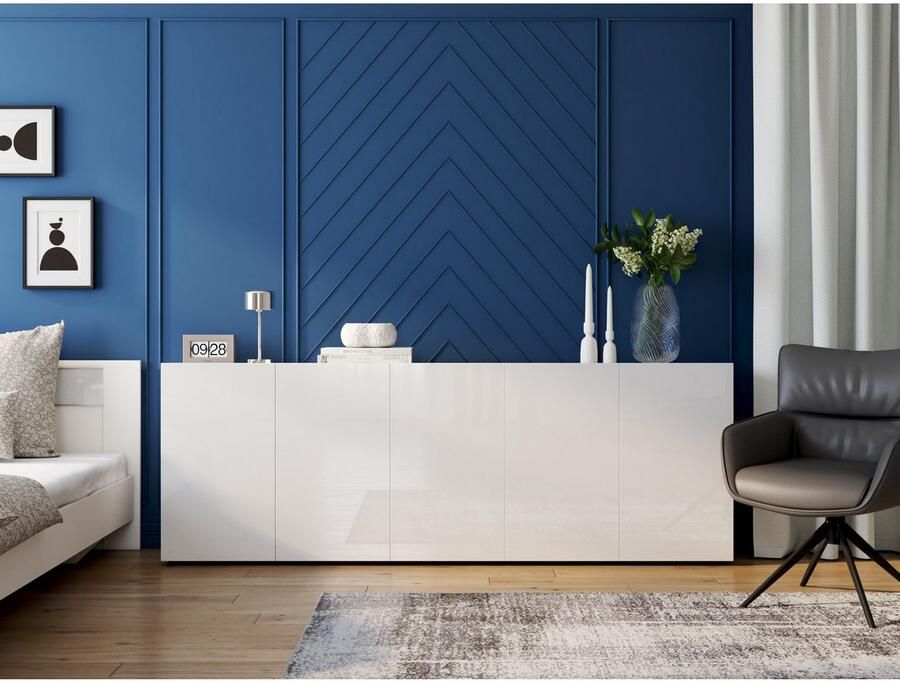 Home affaire Tafelvaas Marenne uit glas met prachtige snede (1 stuk)