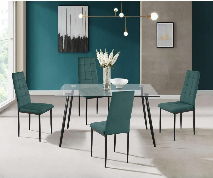 INOSIGN Eetkamerstoel Moana Met quilten (set)