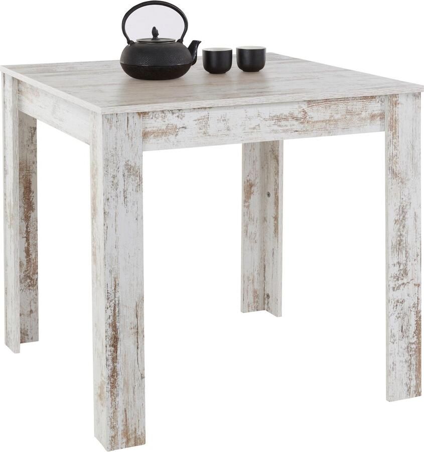 INOSIGN Eettafel Meigh TOPSELLER! van houtmateriaal breedte 80 cm