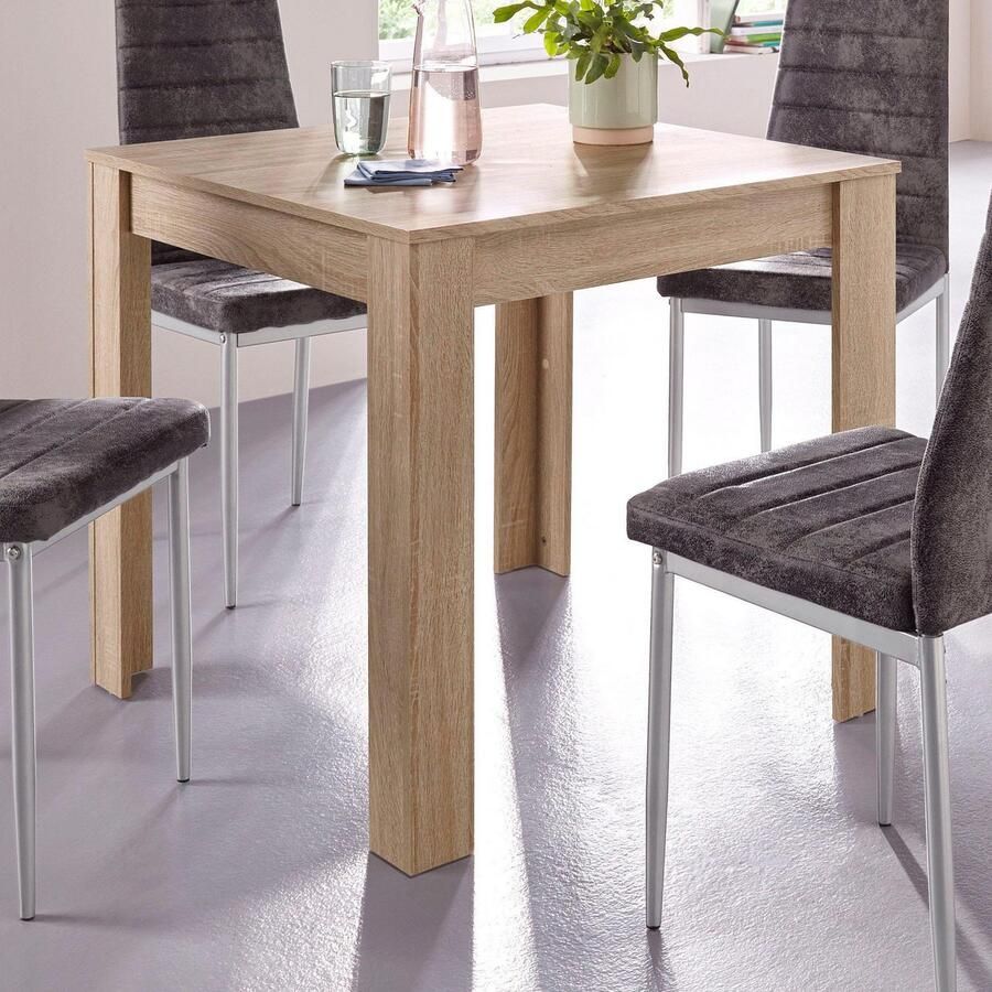 INOSIGN Eettafel Meigh TOPSELLER! van houtmateriaal breedte 80 cm