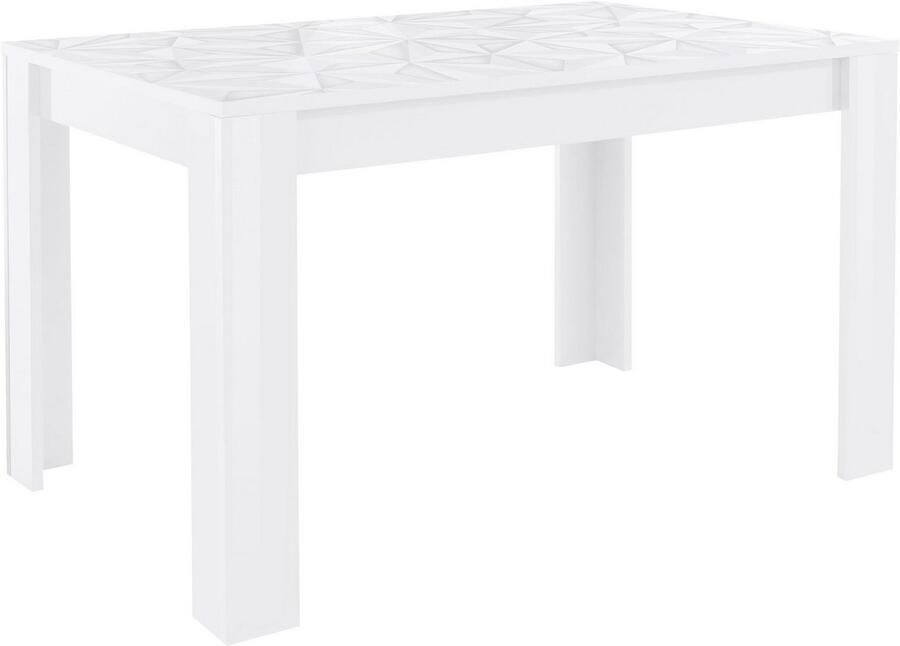 INOSIGN Eettafel Prisma 137x90 cm eettafel uittrekbaar uitbreidbaar tot 185 cm