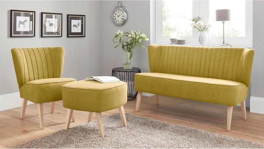 INOSIGN Fauteuil Campi verkrijgbaar in verschillende kleuren kan overal in de kamer worden geplaatst (set)