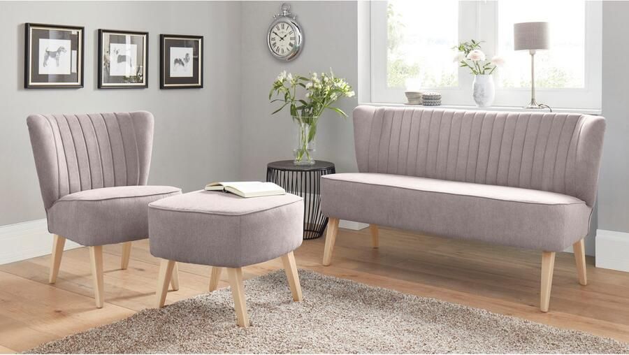 INOSIGN Fauteuil Campi verkrijgbaar in verschillende kleuren kan overal in de kamer worden geplaatst (set)