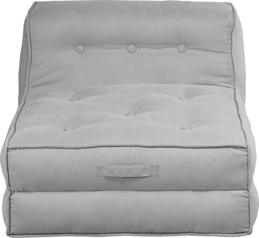 INOSIGN Fauteuil Pia Loungestoel in 2 afmetingen met slaapfunctie en poef-functie.