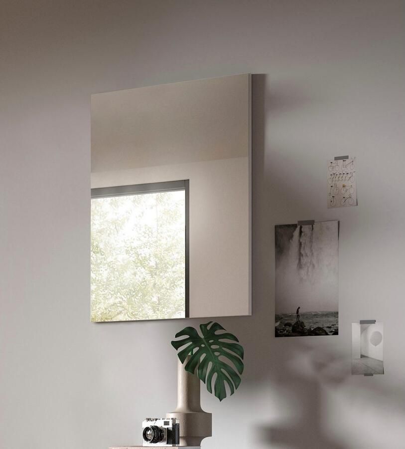 INOSIGN Garderobespiegel Valhe Breedte 55 cm inclusief Materiaal voor Wandmontage Spiegel wandspiegel gangspiegel halspiegel spiegelpaneel