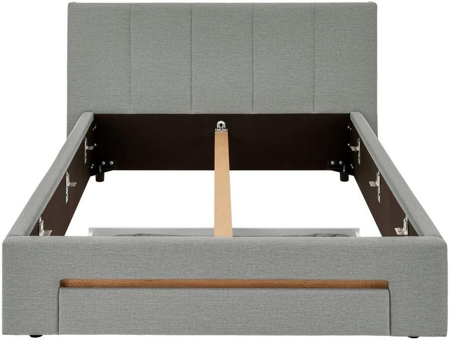 INOSIGN Gestoffeerd bed CiTY GiRON bedframe met bedlade gestoffeerd opbergbed met hondenbed of opberglade bekleding van corduroy of linnenlook