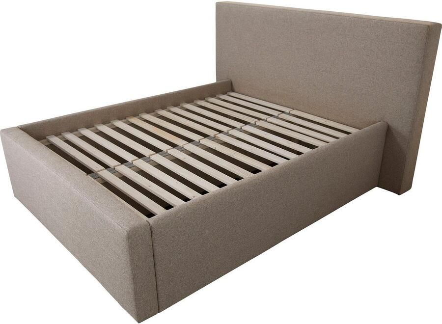 INOSIGN Gestoffeerd bed DALINA rechtlijnig hoofdbord in 5 breedten ook in 220 cm lengte