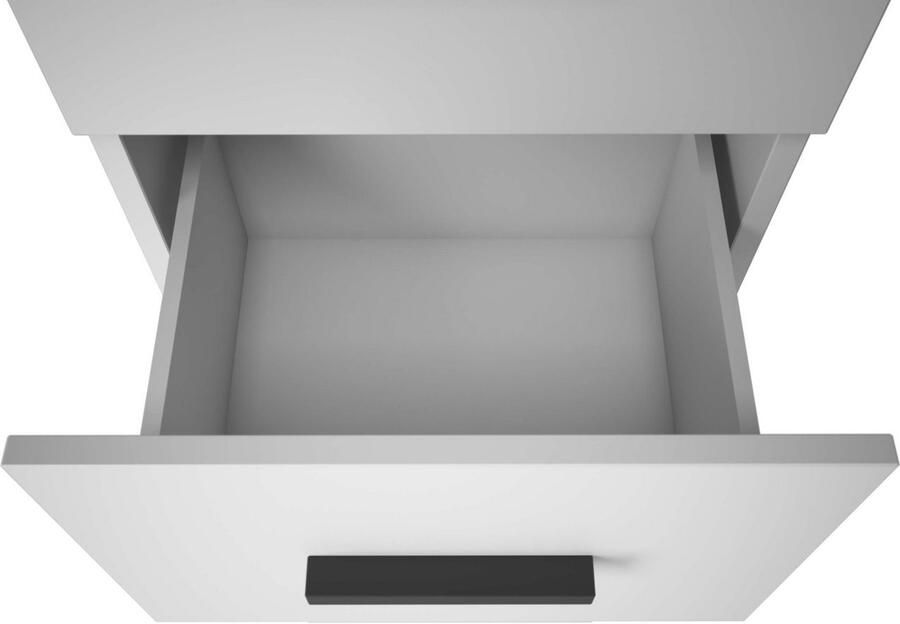 INOSIGN Halfhoge kast Skara verstelbare planken achter elke deur breedte 38 cm hoogte 130 cm