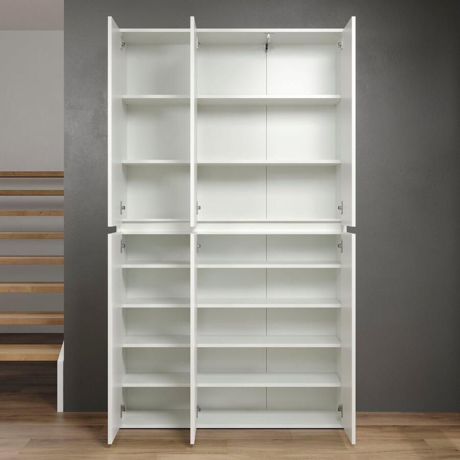 INOSIGN Halmeubelset NOVARA Multifunctionele kast met 6 deuren (B D H) 111 34 191 cm
