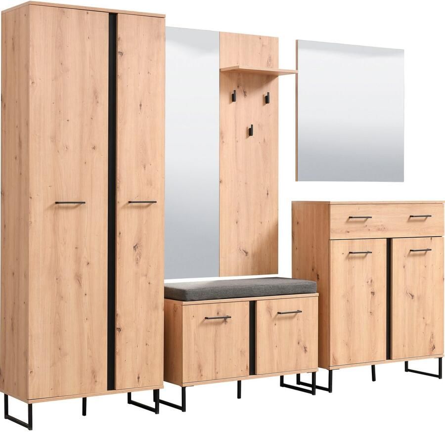 INOSIGN Halmeubelset SARDINIA (set 5 stuks)